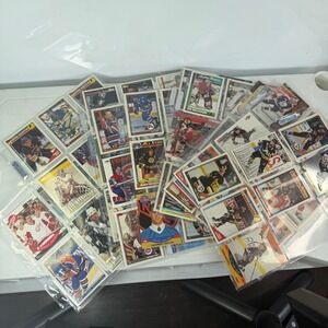 Assorted NHL Hockey Cards Collection Featuring Star Players and Rookies